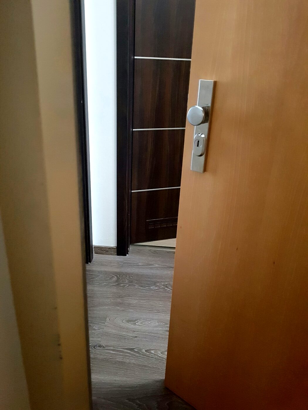 Otevřené bytové dveře